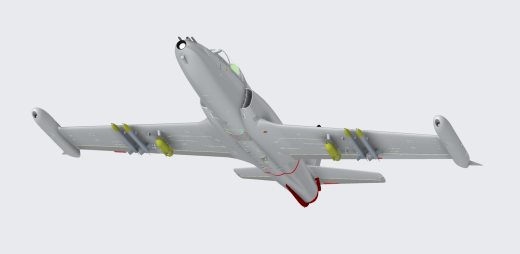 J-21 Jastreb -南斯拉夫60年代设计的轻型攻击机缩略图